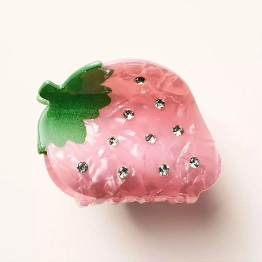 Kate Spade New York x Target Strawberry Claw Hair Clip — Pink